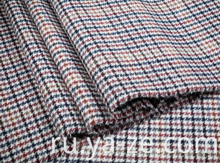 Тканая шерстяная проверка твидовая клетчатая шерстяная ткань для шерсти для пальто костюм для пиджака твида зимняя осенняя одежда